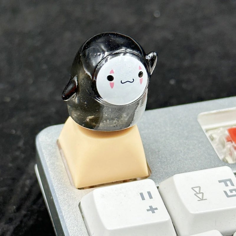 Y&D 3D No Face Man Keycap - Handmade Plastic Artisan Keycap for Gaming Mechanical Keyboards - Personalized DIY Switch Cover - Image 1